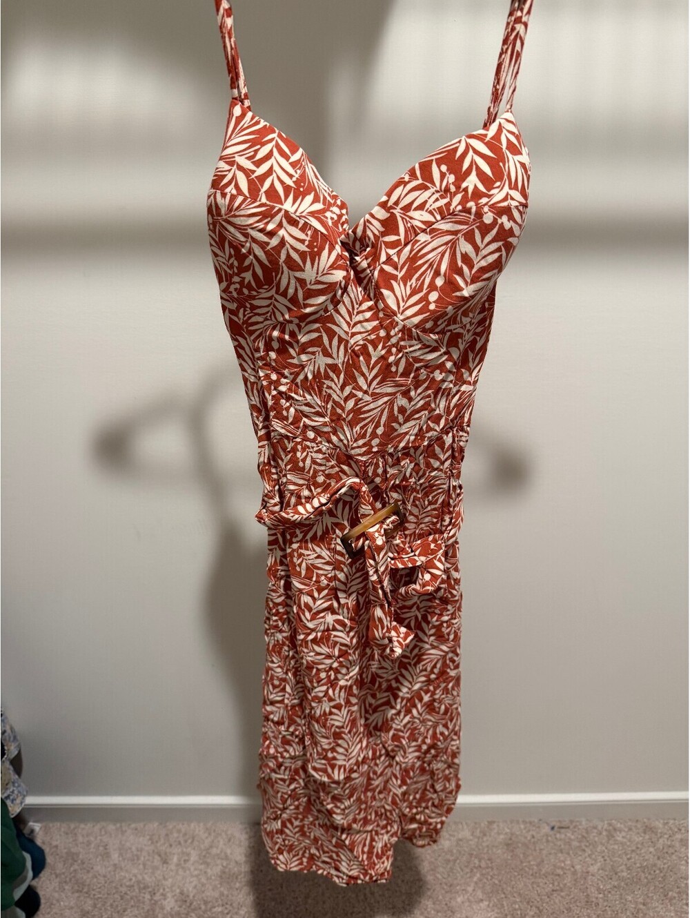 Minkpink red floral dress